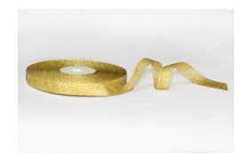лента металлизированная 12мм (рулон 36 ярдов) золото купить по 120.06 - в интернет - магазине Веллтекс | Ярославль
.